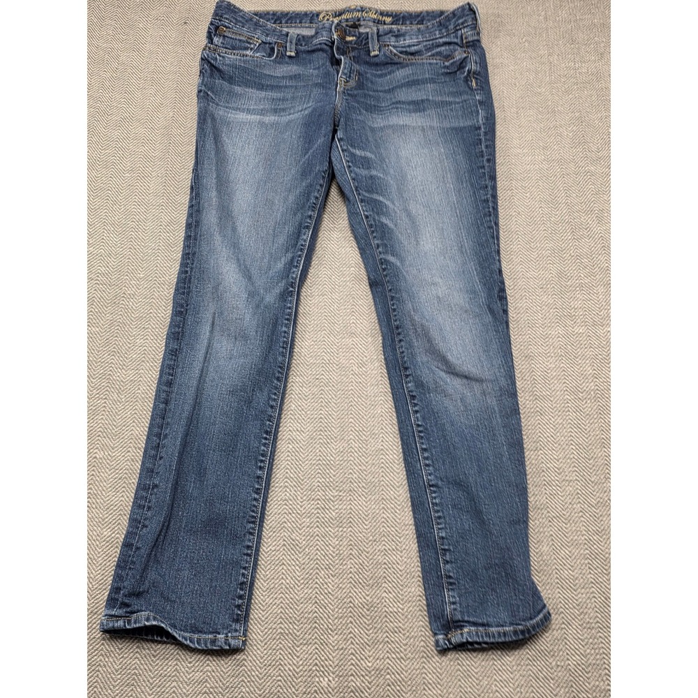 Gap Premium Skinny Jeans Women's Size 12 31A Blue Wash Denim‎ Stretch